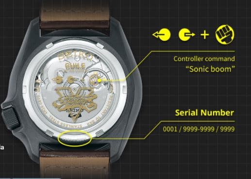 Seiko Guile SRPF21K1 Guile Street Fighter