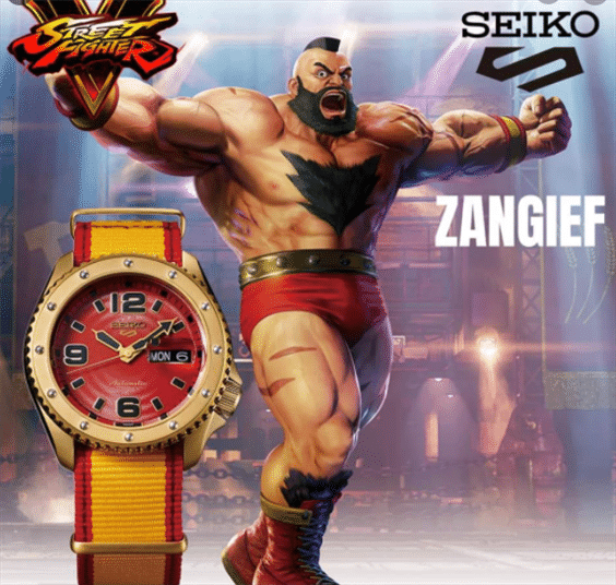 Reloj Seiko Street Fighter SRPF24K1 Zangief