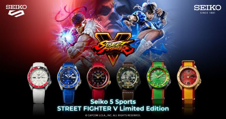 Seiko 5 Sports Street Fighter V (Ed. Limitada)