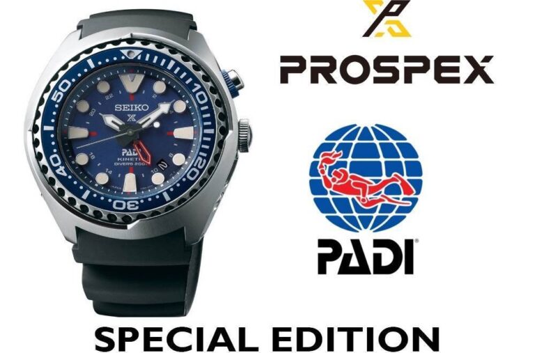 Reloj Seiko Padi modelo Sun065 Kinetic GMT Edición Especial