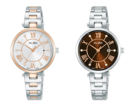 Reloj Alba con números romanos